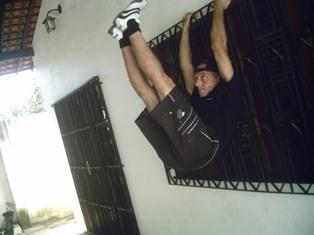 end of hanging leg raise 